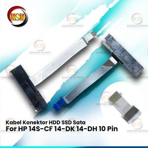 Jual Kabel Konektor HDD SSD SATA for HP 14S-CF 14-DK 14-DH 10 Pin