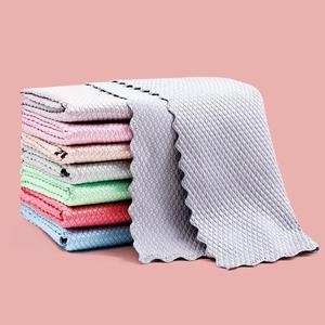 Greasy Kitchen Rag Jual 1/5Pcs Kitchen Anti-Grease Wiping Rags Efficient Fish Scale - Kota ...