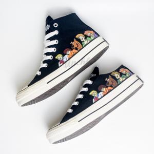 Jual Sepatu Terbaru Converse 70'S X Scooby Doo Black White Bisa
