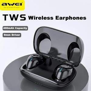 Jual Awei T20 TWS Wireless Earphones Fone Bluetooth In-Ear HIFI
