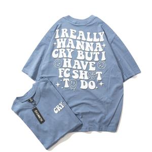 Gambar Kaos Oversize CRY BLUE Pria Wanita | T Shirt Oversize | Kaos Distro - CRY BLUE, M dari shifon store undefined Tokopedia