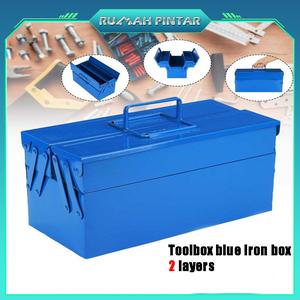 Jual Tool Box Besi 2 susun Tempat Perkakas Kerja, Tool Box Besi Dua ...