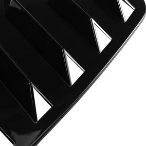 Virtue Pair ABS Gloss Black Rear Window Louver Shutter Cover Trim For Honda CR-V 2017-2022