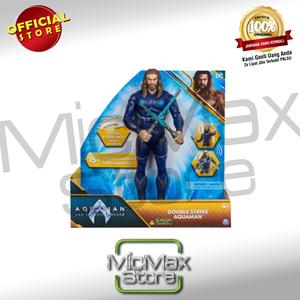 DC ACTION FIGURE ACQUAMEN DOUBLE STIKE 30 CM TUTA STEALTH,LUCI E SUONI,11 PUNTI DI ARTICOLAZIONE - Beautiful Kids Bisceglie - Beautiful Kids Bisceglie
