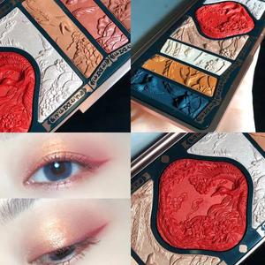 Jual Chinese Ancient Style Luxurious Nude Glitter Eyeshadow Pallete