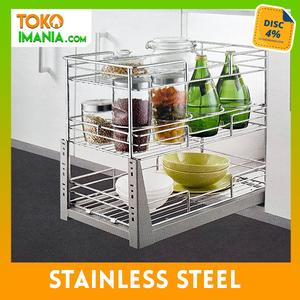Jual Rak Botol Tarik 30cm Stainless Slowmotion Vitco XC 29022 F2 SM ...