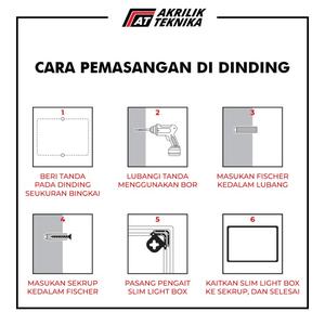 Jual FRAME / BINGKAI / DISPLAY POSTER LED / LAMPU AKRILIK SLIM LIGHT ...