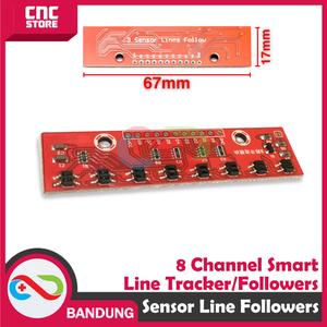 Jual terhemat sensor line tracking line follower robot 8 channel - Kota ...