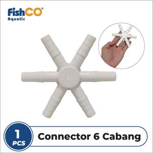 Promo Sambungan Selang Uniring Pagoda Head Pipa Konektor 6 Cabang 10 mm ...