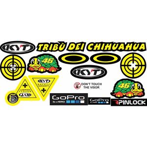 Sticker Pin Lock Jual stiker visor sticker helm kyt pinlock tribudei chihuahua gopro 46 ...