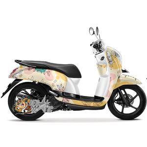 Jual Sticker Full Body Scoopy Karbu FI ESP Prestige - Aesthetic Flower ...