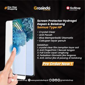 Jual TEMPERED GLASS SCREEN PROTECTOR HYDROGEL ALL TYPE HP Kota