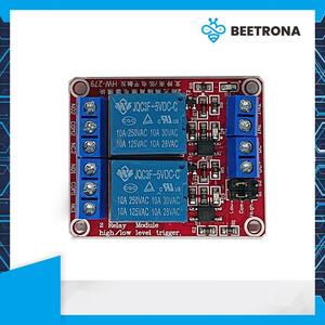 Jual One* Relay module 5v 2 channel with Optocoupler Protection Dual ...