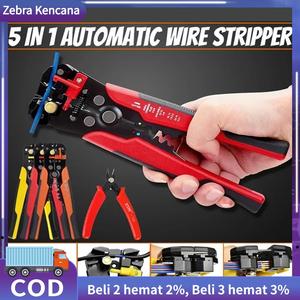 Jual 5 IN 1 AUTOMATIC WIRE STRIPPER CRIMPER WIRE CUTER PLIERS CUTTING ...