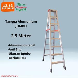 Jual Tangga Lipat 2,5 meter Tangga Lipat Aluminium Tangga Lipat