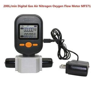 Jual MF5712 200L/min digital gas air nitrogen oxygen mass flow meter ...
