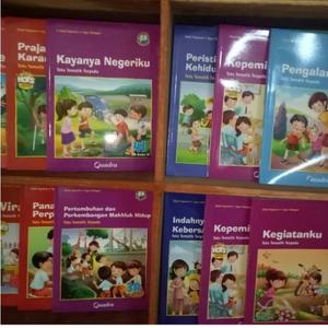 Jual ORI harga satuan buku teks Tematik k13 Quadra kelas 123456 edisi ...