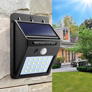 Jual [ SEGITIGA ] Lampu Taman Tembok Dinding Sensor Solar Segitiga ...