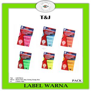 Jual TOM & JERRY - Label T & J No.108 warna , Label No.108 warna -Pack ...