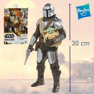 Star Wars Galactic Action The Mandalorian & Grogu Interactive 12  Figures New