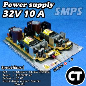 Jual TERBARU Adaptor SMPS power supply 32V 10A , 32V 12A, 32V 6A CT dan