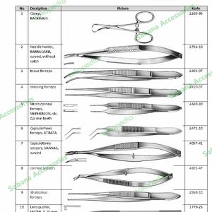 Jual PROMO TUEFEL Cataract Set, Surgical Instrument, - Jakarta Selatan ...