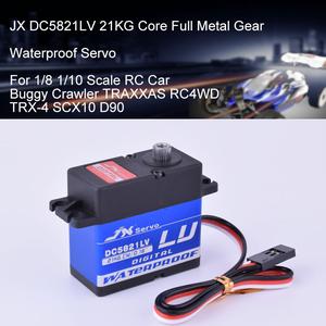 40KG Metal RC Digital Servo with 25T Servo Horn for 1/12 1/10 1/8 RC Car (Black