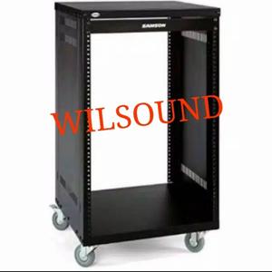 Samson SRK-16 universeel rack met wielen 16U | Bax Music