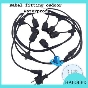 Jual KABEL FITTING GANTUNG OUTDOOR WATERPROOF -10M 20 FITTING LAMPU ...