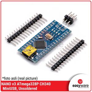 Jual NANO V3 ATmega328P CH340 Arduino Nano Compatible Nano ATmega328 ...