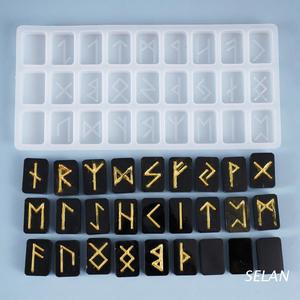 Jual Cetakan Resin Epoksi Bahan Bentuk Huruf Simbol Runes Untuk ...
