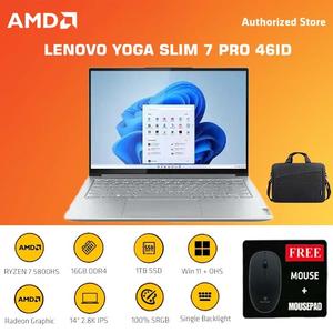 Lenovo Yoga Slim Pro 46ID AMD Ryzen di Amd  Authorized Yogyakarta Tokopedia