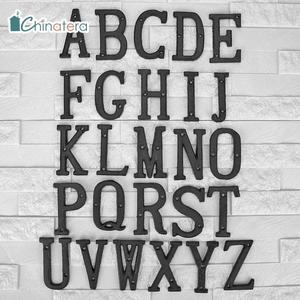 Jual [Chinatera] A-Z Angka Huruf Logam Alfabet Besi Cor Plat Pintu ...