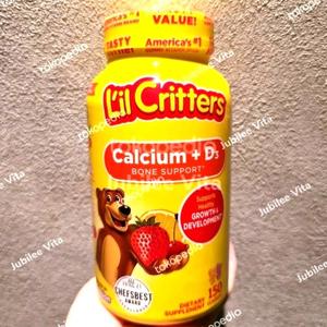Jual LIL CRITTERS CALCIUMD3 BONE SUPPORT TULANG IMUN ANAK 150 GUMMIES ...