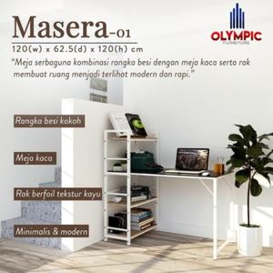 Jual Meja Kerja / Meja Belajar / Meja Makan Olympic (MASERA 01) - Kota