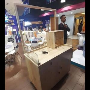Jual BOOTH JATI BELANDA GEROBAK KAYU BOOTH THAI TEA BOOTH PORTABLE .Y ...