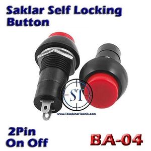 Jual BA-04 Push On-Off-On Bulat Saklar Tombol tekan On Off On Self ...