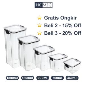 Jual Toples Plastik Bening Toples Set Plastik Toples Snack Kedap Udara