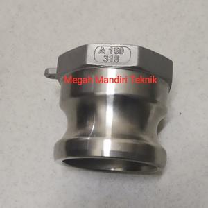 Jual Camlock A 1.5 inchi A 150 Stainless 316 Male Drat Dalam Quick ...