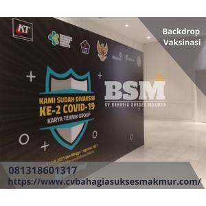 Partisi R8 Backdrop Jual Backdrop Partisi R8 Jakarta Backdrop Vaksinasi 081318601317 - Kota ...