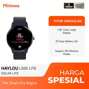 Jual Haylou Solar LS05 Lite Smart Watch IP68 Sp02 Original