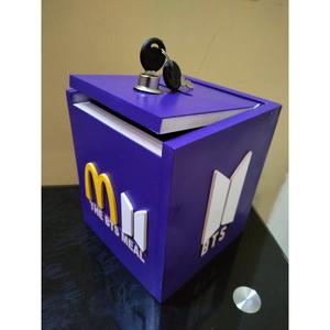 Jual LIMITED EDITION BTS MEAL Celengan Target Logo timbul 3D Celengan ...