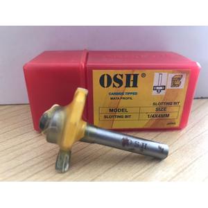 Jual OSH MATA PROFIL ROUTER KAYU SLOTTING BIT 1/4