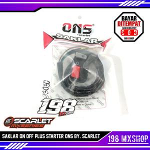 Jual SAKLAR STARTER & ON / OFF UNIVERSAL ONS SCARLET - ENGINE STOP ...