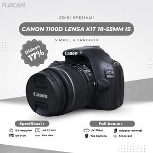 Jual Unik DSLR CANON 1100D LENSA KIT 18-55MM IS Berkualitas Kab