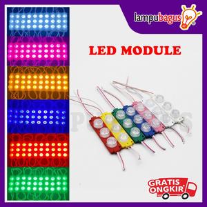 Promo Lampu LED Module 3W DC 12 Volt / Module LED 12 Volt 3 Mata