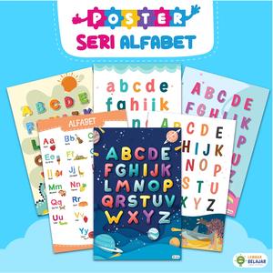 Jual Poster Edukasi Alfabet Lengkap, Poster Belajar Alfabet Untuk ...