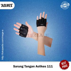 Jual Sarung Tangan Aolikes 111 Kaos Tangan Half Finger Fitnes Gym