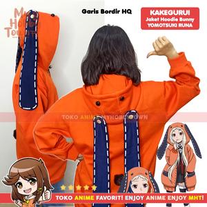 Orange Hoodie Runa Yomozuki Cosplay Hoodie Yomozuki Hoodie Runa