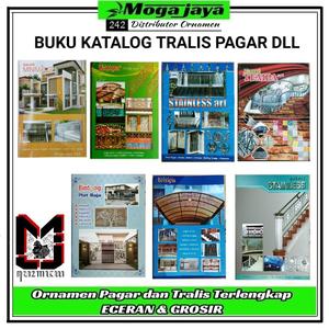Jual buku katalog tralis canopy pagar balkon tangga besi stainless